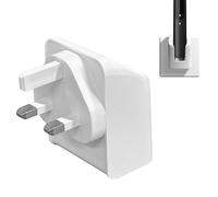 Ermorgen Electric Toothbrush Charging Station compatible with Braun Oral B IO10 IO9 IO8 IO7, Alternative Charger, Magnetic Wall Mounted Charger, UK Plug for Oral B IO Electric Toothbrushes - White