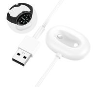 Ermorgen USB A Charging Cable Compatible with Google Pixel Watch 4 Cable, Reinforced Magnetic Charger, USB A to Magnetic Cable, Smartwatch Charger 1 m, 3.3 ft - White