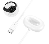 Ermorgen USB C Charging Cable Compatible with Google Pixel Watch 4 Cable, Reinforced Magnetic Charger, TypeC to Magnetic Cable, Smartwatch Charger 1 m, 3.3 ft - White