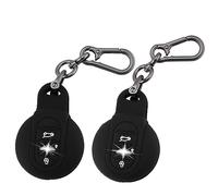 ERMWALR 2 Pack Car Key Fob Cover for BMW Mini Cooper, Silicone Smart Key Case Shell with Keychain Fit for BMW MINI Cooper F54 Clubman F55 F56 F57 F60 Countryman 3 Buttons Smart Key Holder (Mn-3-BB)