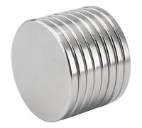 ERMWALR 8 Pack Neodymium Magnets,Extra Magnets Strong,30 x 3mm Heavy Duty Rare Earth Round Magnet for Whiteboard Kitchen Refrigerator Jewelry Classroom Home Storage