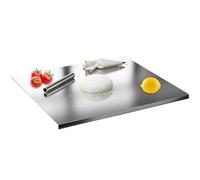 ERMWALR Cutting Board, Heavy Duty 304 Stainless Steel Titanium Chopping Board - Premium Kitchen Cutting Boards for Meat Cheese Baking Pastry Vegetable Fruit (40x30 cm)