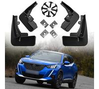 ERMWALR for Peugeot 2008 e-2008 GT Line 2020-2025 Mud Flaps - Set of 4 No Drilling Required Car Fenders Flexible PP Mud Flap Splash Guard (Pgt 2008 20-25)