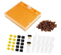 ERMWALR Queen Bee Rearing System Beekeeping Grafting Tool Queen Bee Cell Cup Beehive Grafting Tools Equipment Breeding Cell Cup Kit