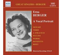 Erna Ber - BERGER, Erna: A Vocal Portrait