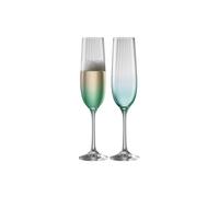 Erne' Aqua Flute Set of 2 Galway Crystal Clear One Size