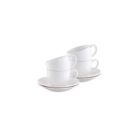 'Erne' Espresso Cup & Saucer Belleek Living White One Size