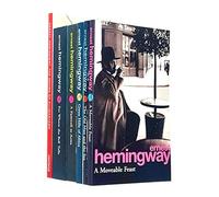 Ernest Hemingway Collection 6 Books Set (For Whom The Bell Tolls, The Snows Of Kilimanjaro, The Old Man and the Sea, A Farewell To Arms, Green Hills of Africa, A Moveable Feast)
