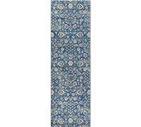 Ernest Soft Short Pile Blue Rug - 80X240 cm