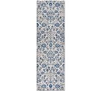 THE RUGS Villeroy & Boch 1869 Ernest Short Pile Vintage Floral Rug in Cream | Size: 80 cm x 240 cm THE RUGS Cream 80 cm x 240 cm