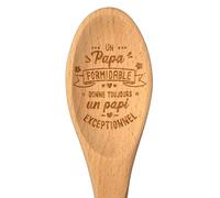 ERNESTINE - Wooden Grandpa Spoon - Grandfather's Day Gift Idea - Gifts for Grandads - Personalized Kitchen Accessory for Grandpa - Birthday Gift for Men - Cooking Utensils -