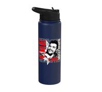 Ernesto Che Guevara Revolution Guerrilla Fighter Stainless Steel Insulated Water Bottle