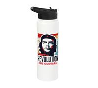 Ernesto Che Guevara T-Shirt Cuba Revolution Guerrilla Stainless Steel Insulated Water Bottle