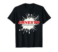 Ernesto Power Unleashed Red Name Design T-Shirt