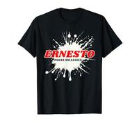 Ernesto Power Unleashed Red Name Design Value Graphic T-Shirt