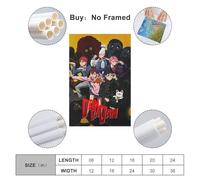 ERNGDFCV DAN DA DAN Anime Poster Poster Decorative Painting Canvas Wall Posters And Art Picture Print Modern Family Bedroom Decor Posters 16x24inch(40x60cm)