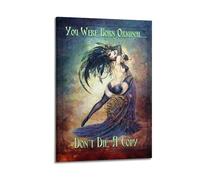 ERNGDFCV Don't Die A CopyPoster Poster Decorative Painting Canvas Wall Posters And Art Picture Print Modern Family Bedroom Decor Posters 20x30inch(50x75cm)