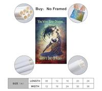 ERNGDFCV Don't Die A CopyPoster Poster Decorative Painting Canvas Wall Posters And Art Picture Print Modern Family Bedroom Decor Posters 24x36inch(60x90cm)