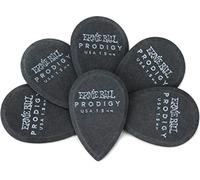 Ernie Ball 1.5 mm Black Teardrop Prodigy Picks 6-pack