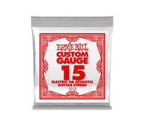 Ernie Ball 1015 Single .015 Plain Steel String