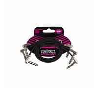 Ernie Ball 12 inch Flat Ribbon Patch Cable 3-Pack (NEW)