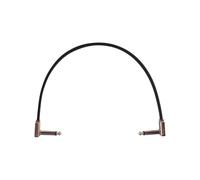 Ernie Ball 12in Single Flat Ribbon Patch Cable - Black (0.30m / 1ft)
