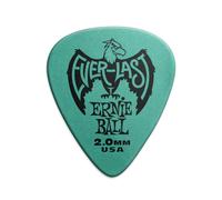 Ernie Ball 2.0 mm Teal Everlast Picks 12-pack