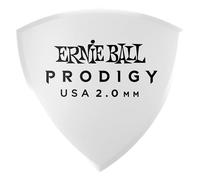Ernie Ball 2.0 mm White Large Shield Prodigy Picks 6-pack