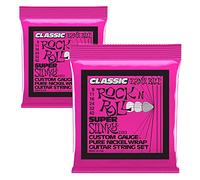 Ernie Ball 2 Pack Classic Super Slinky Electric Guitar Strings 9-42, Pure Nickel, Alloy Steel, Gauges .009,.011,.016,.024,.032,.042