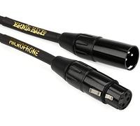 Ernie Ball 20' Male Female XLR Microphone Cable Black