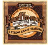 Ernie Ball 2061 Earthwood 5 string banjo frailing strings 10-24 twinpack