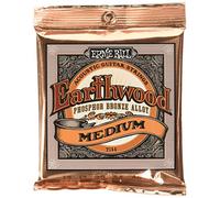 Ernie Ball 2144 medium gauge 13-56 Earthwood bronze (formerly packaged as Power Slinky) Acoustic guitar strings 13-56 (2 PACKS)