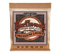 Ernie Ball 2146 Earthwood Phosphor Bronze Medium Light 12-54
