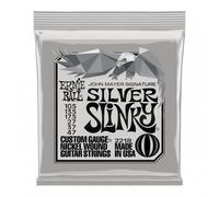 Ernie Ball 2218 John Mayer Silver Slinky 2218 Nickel Guitar Strings Set 10.5-47