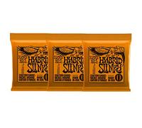 Ernie Ball 2222x3 Hybrid Slinky Nickel Wound Sets.009 - .046, Bundle of 3 Sets, Orange