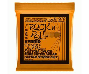 Ernie Ball 2252 Classic Hybrid Slinky Electric Guitar Strings 9-46 2 Pack