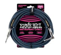 Ernie Ball P06060 Black-Blue 7,5 m Straight - Angled