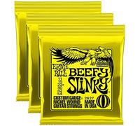Ernie Ball 2627 Nickel Wound Electric Guitar Strings 11-54 Beefy Slinky 3 Pack