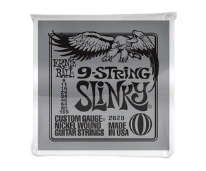 Ernie Ball 2628 Slinky Nickel Wound 9 String Set 9-105
