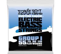 Ernie Ball Flatwound Group I Electric Bass Strings - 55-110 Gauge