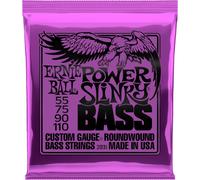 Ernie Ball Power Slinky Nickel Wound Electric Bass Strings - 55-110 Gauge