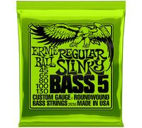 Ernie Ball Regular Slinky 5-String Nickel Wound Electric Bass Strings - 45-130 Gauge