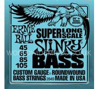 Ernie Ball 2849 Super Long Scale Slinky Roundwound Bass Guitar Strings 45 - 105