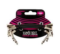 Ernie Ball 3 inch Flat Ribbon Patch Cable 3-Pack