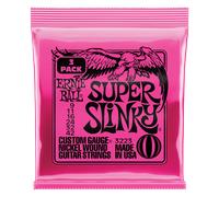 Ernie Ball 3 Pack 9-42 Super Slinky Nickel Wound Electric Guitar Strings 3223