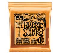Ernie Ball 3 Pack 9-46 Hybrid Slinky Nickel Wound Electric Guitar Strings 3222