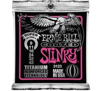 Ernie Ball 3123 Coated Super Slinky Electric strings 9-42