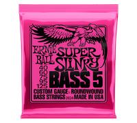 Ernie Ball Super Slinky 5-String Nickel Wound Electric Bass Strings - 40-125 Gauge