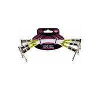 Ernie Ball 6051 Patch Cables (15cm, Pack of 3)