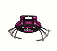 Ernie Ball 6 inch Flat Ribbon Patch Cable 3-Pack